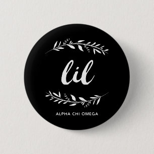 Alpha Chi Omega  Kranz Button
