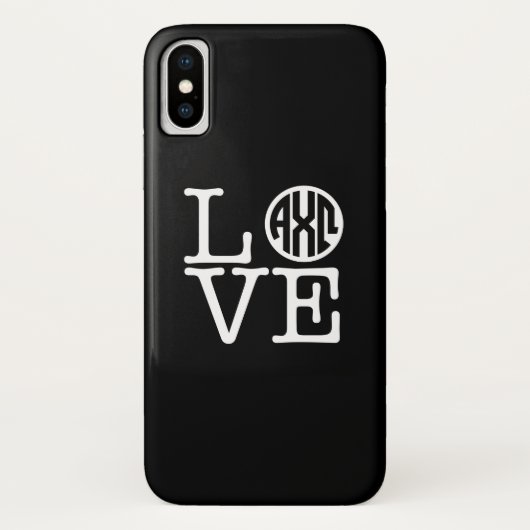 Alpha Chi Omega | Liebe Case-Mate iPhone Hülle (Rückseite)