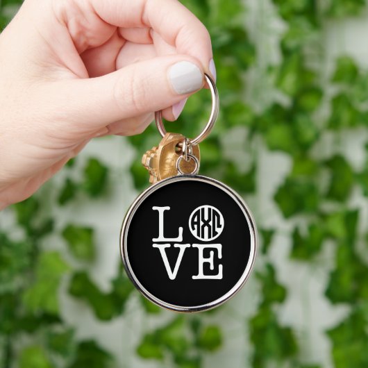 Alpha Chi Omega| Liebe Schlüsselanhänger (Hand)