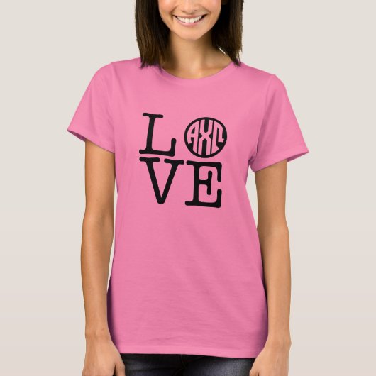 Alpha Chi Omega | LIEBE T-Shirt (Vorderseite)