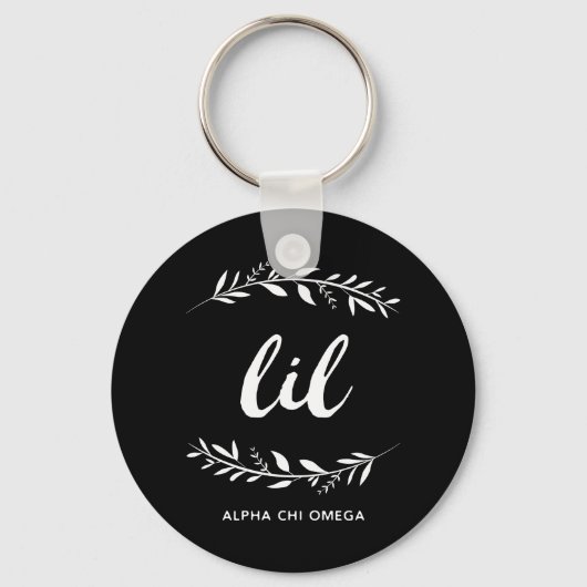 Alpha Chi Omega | Lil Wreath Schlüsselanhänger (Vorderseite)