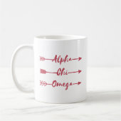 Alpha Chi Omega | Pfeile Kaffeetasse (Links)