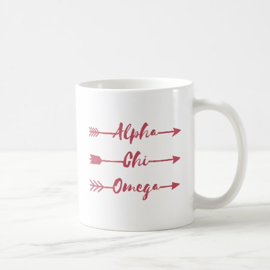 Alpha Chi Omega | Pfeile Kaffeetasse (Rechts)