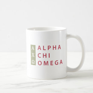Alpha Chi-Omega  Staplungslogo Kaffeetasse