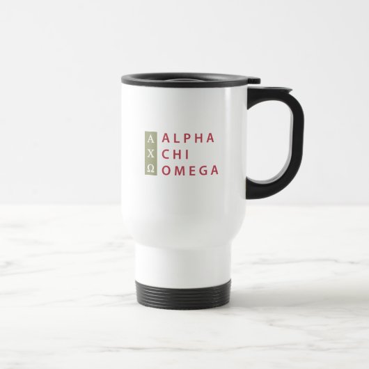 Alpha Chi-Omega| Staplungslogo Reisebecher (Rechts)