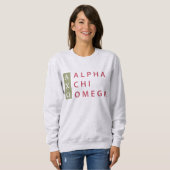 Alpha Chi-Omega| Staplungslogo Sweatshirt (Vorne ganz)