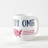 Alpha Chi Omega - USA Kaffeetasse (VorderseiteRechts)