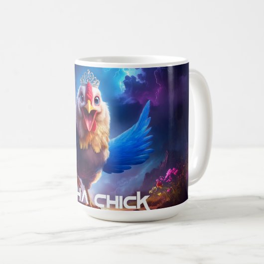 ALPHA CHICK KAFFEETASSE (VorderseiteRechts)