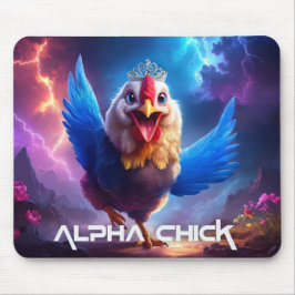 ALPHA CHICK Spaß Mousepad