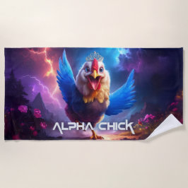ALPHA CHICK STRANDTUCH