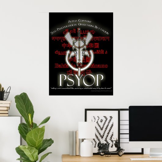 Alpha Company 5th PSYOP BN Poster (Heimbüro)