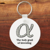 Alpha - Das heilige Gral der Investition Schlüsselanhänger (Vorderseite)