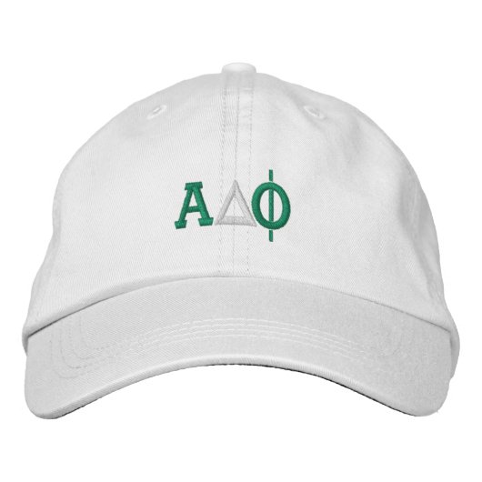 ALPHA DELTA PHI EMBROIDERED BASEBALL CAP BESTICKTE BASEBALLKAPPE (Vorderseite)
