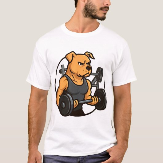 Alpha Dog Gym Power Unleashed T-Shirt (Vorderseite)