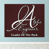 Alpha Engineer Leinwanddruck (Insitu (Holzboden))