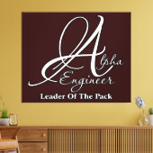 Alpha Engineer Leinwanddruck (Insitu (Wohnzimmer))