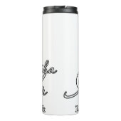 Alpha Engineer Thermosbecher (Rückseite)