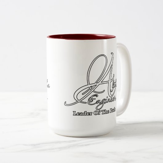 Alpha Engineer Zweifarbige Tasse (VorderseiteRechts)