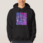 Alpha Face Angry Leader Wolf Hoodie (Vorderseite)