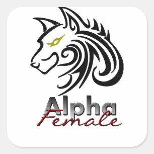 Alpha Female Stickers