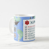 Alpha-Gal-Syndrom (11 oz.) Tasse (Vorderseite Links)