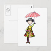 Alpha Girl Postkarte (Vorne/Hinten)