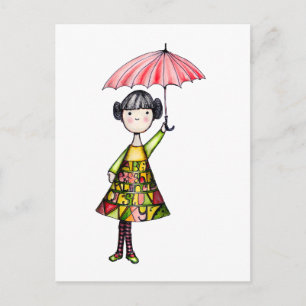 Alpha Girl Postkarte