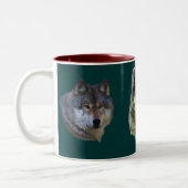 Alpha Gray Wolf Collection Zweifarbige Tasse (Links)