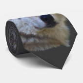 Alpha Gray Wolf Wildlife Collection Krawatte (Gerollt)