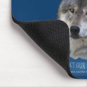 Alpha Gray Wolf Wildlife Supporter Collection Mousepad (Ecke)