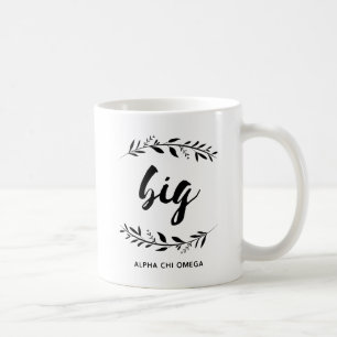 Alpha großer Kranz Chi-Omegas Kaffeetasse