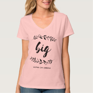 Alpha großer Kranz Chi-Omegas T-Shirt
