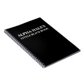 Alpha Hale's Little Black Book (anpassbar) Notizblock (Rechte Seite)