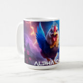 ALPHA-HÜHNCHEN KAFFEETASSE (Vorderseite Links)