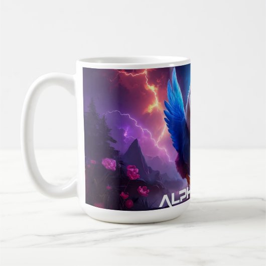 ALPHA-HÜHNCHEN KAFFEETASSE (Links)