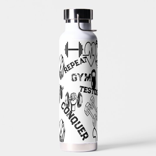 Alpha Hydration Flask Dumbell Venen Design Trinkflasche (Links)