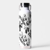 Alpha Hydration Flask Dumbell Venen Design Trinkflasche (Vorne)