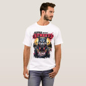 Alpha in den Straßen T - Shirt Design (Vorne ganz)
