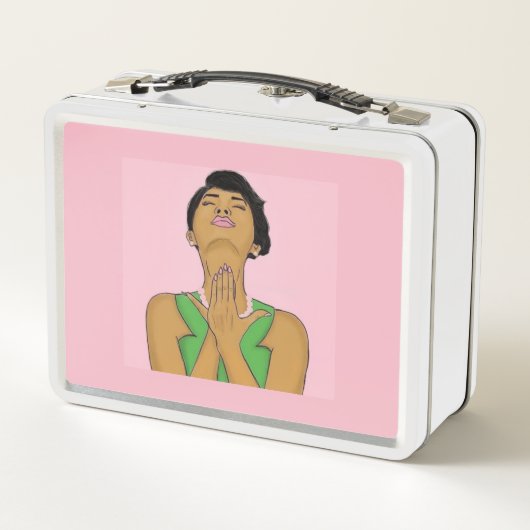 Alpha Kappa Alpha Ivy und Pearls Lunch Box (Rückseite)
