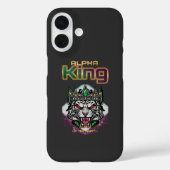 Alpha king motivational  Case-Mate iPhone hülle (Rückseite)