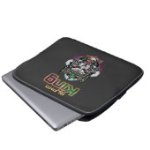 Alpha-König Motivations- Laptopschutzhülle (Vorne Knopf)