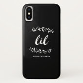 Alpha Kranz Chi-Omegas | Lil Case-Mate iPhone Hülle (Rückseite)