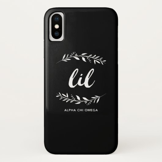Alpha Kranz Chi-Omegas | Lil Case-Mate iPhone Hülle (Rückseite)