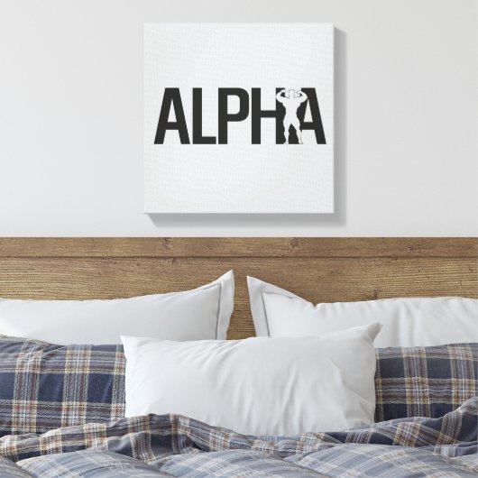 Alpha Leinwanddruck (Insitu (Schlafzimmer))