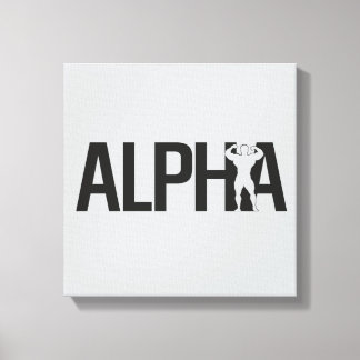 Alpha Leinwanddruck
