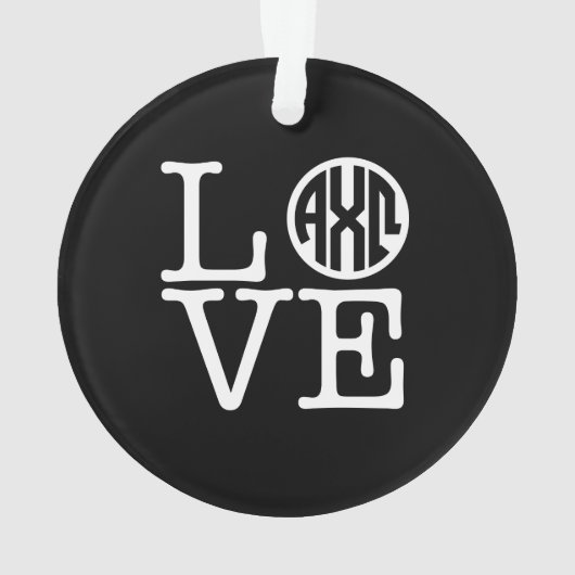 Alpha Liebe Chi-Omegas | Ornament (Rückseite)