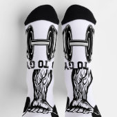 Alpha Lift Socken - Vascular Hand Holding Dumbell (Oben)