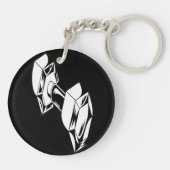 Alpha Lifter Black Schlüsselanhänger Muskeldesign (Rückseite)