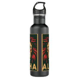 "Alpha Lion" Wasserflasche aus Edelstahl Edelstahlflasche