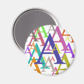 Alpha Magnet (Vorderseite/Rückseite)